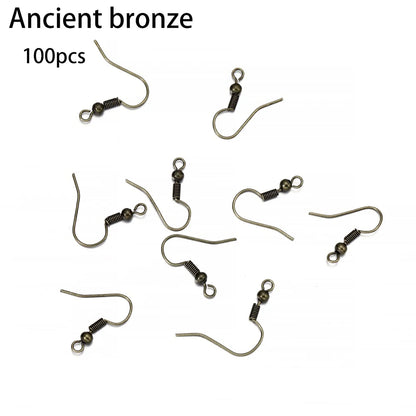 Hypoallergenic Earring Hook Kit | 100/300pcs Fish Hooks, Jump Rings & Ear Wires for DIY Jewelry Making