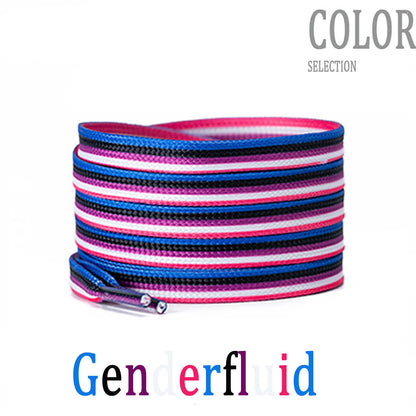Pride Flag Flat Shoelaces for Sneakers