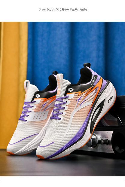 Carbon Board Air Cushion Running Sneakers for Men and Women