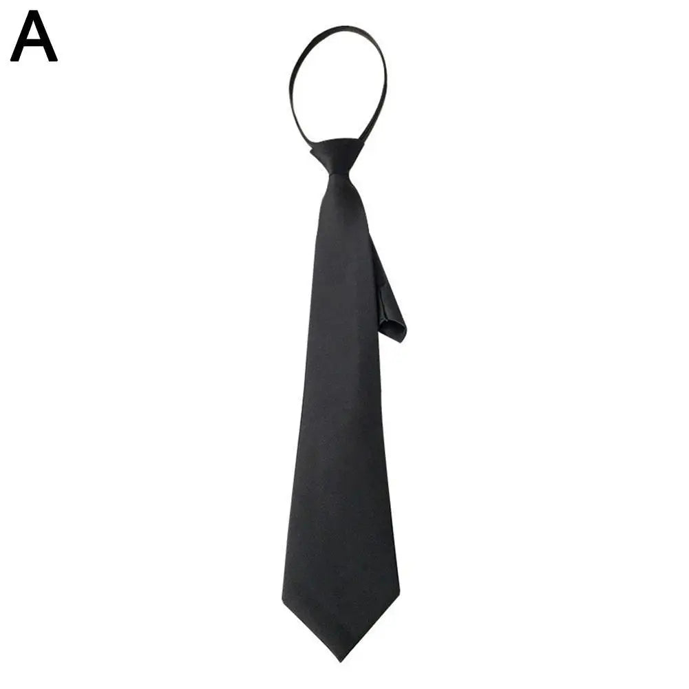 Unisex Retro Slim Neck Tie | Silky Narrow Bow Tie for Women & Men in Korean Elegant Style
