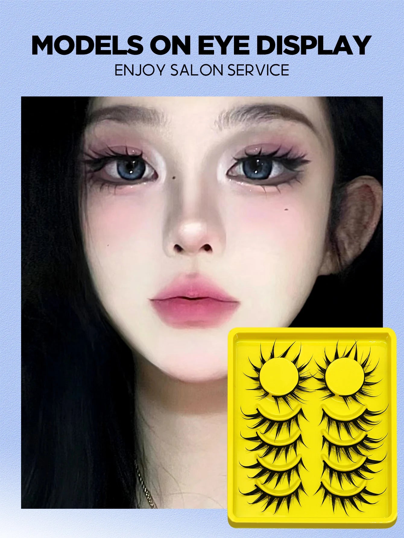 Cat Eye Manga Lashes | 3D Faux Mink Wispy Natural Winged Elongated False Eyelashes