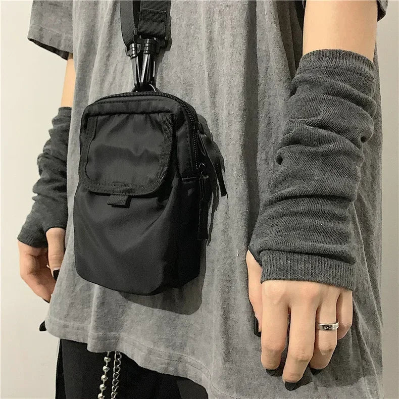 Unisex Gothic Lolita Arm Warmers | Harajuku Striped Fingerless Punk Long Wristband Y2K Gloves