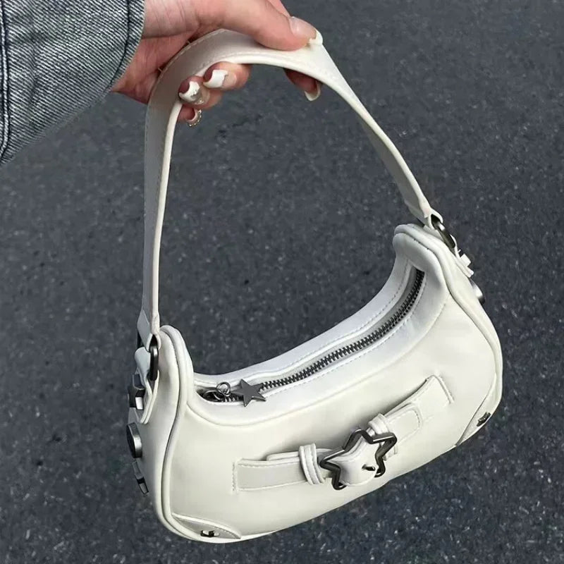 Y2K Star Girl Crossbody Bag – Gothic Harajuku Shoulder & Tote Handbag