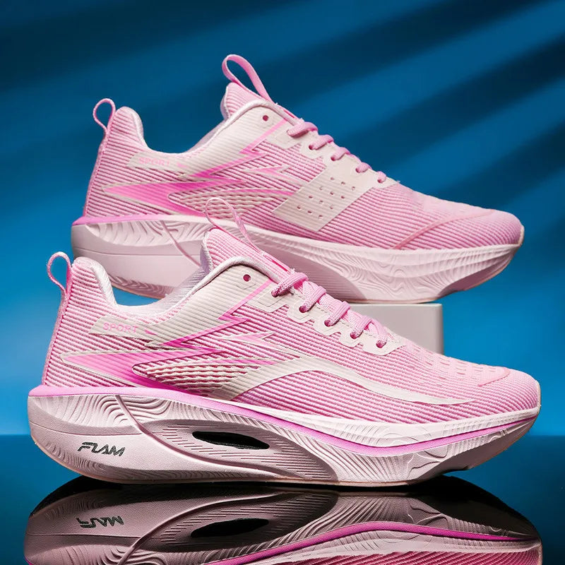 Carbon Board Air Cushion Running Sneakers for Men and Women