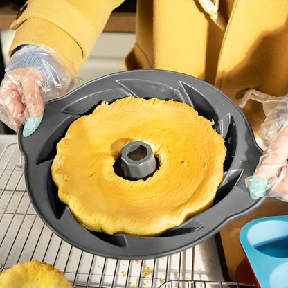 Silicone Cyclone Cake Mold – Non-Stick Oven & Steamer Baking Pan