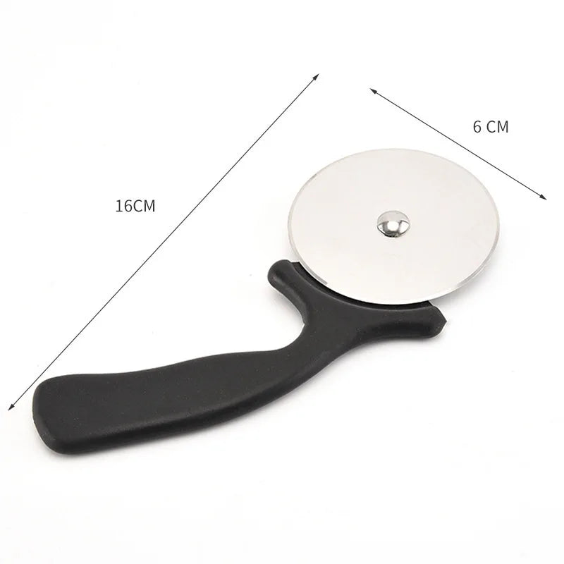 Stainless Steel Pizza & Pastry Roller Cutter | Multi-Use Pizza Knife, Cookie & Cake Wheel Scissor