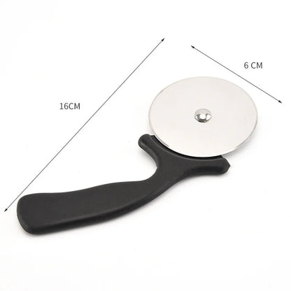 Stainless Steel Pizza & Pastry Roller Cutter | Multi-Use Pizza Knife, Cookie & Cake Wheel Scissor