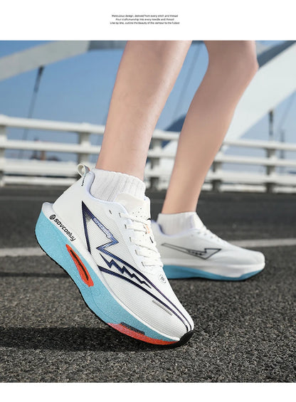 Carbon Board Running Sneakers for Men and Women Lightweight and Breathable