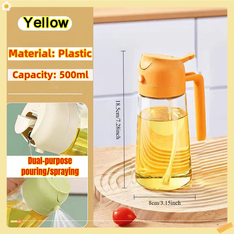 Woobrice Oil Spray Bottle – Olive Oil Mister for Cooking, BBQ & Baking | 200ml, 300ml, 500ml