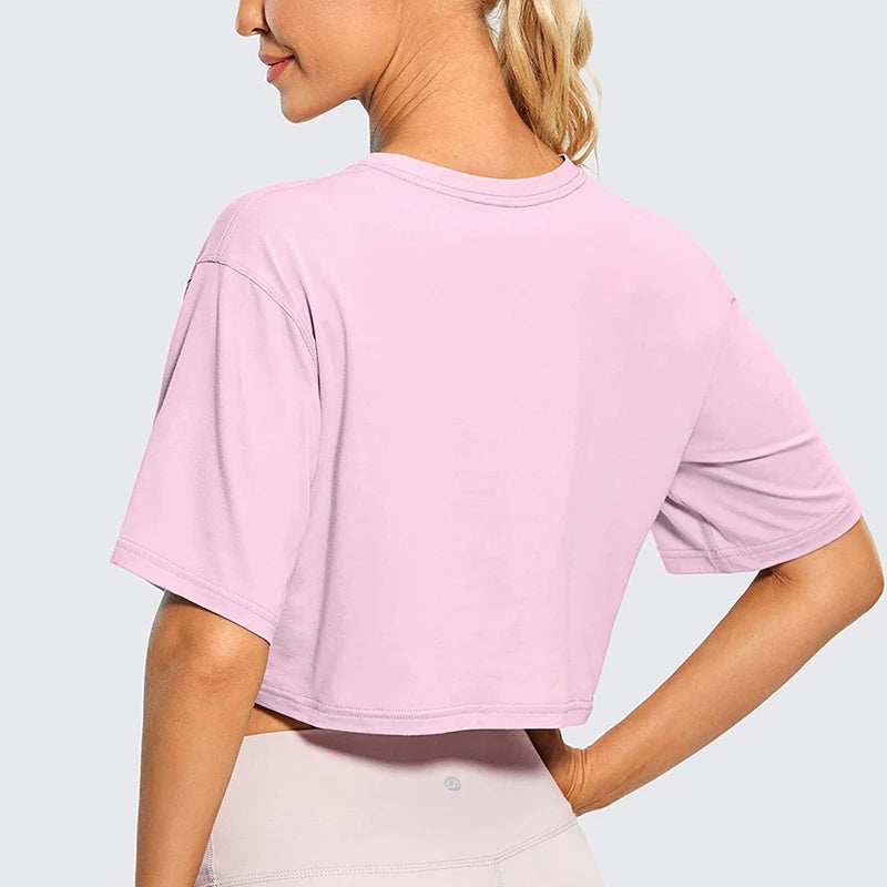 Women's Harajuku Y2K Funny Crop Top | Casual White Short Sleeve Round Neck Summer Streetwear Tee