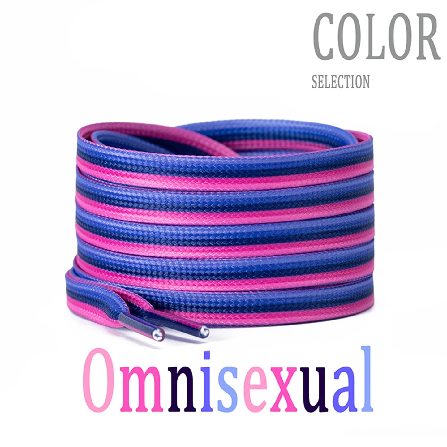 Pride Flag Flat Shoelaces for Sneakers