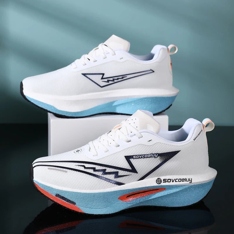 Carbon Board Running Sneakers for Men and Women Lightweight and Breathable