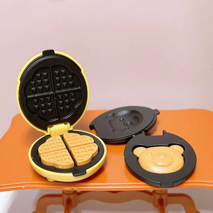 DIY Dollhouse Bear Biscuits Kitchen Set | 1/12 Miniature Toaster, Mixer & Scale Toy for Girls