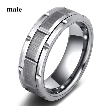 Charm Couple Rings Set | Women's Red Rhinestone Ring & Men's Stainless Steel Celtic Dragon Wedding Band - G - Catoure Charm Couple Rings Set | Women's Red Rhinestone Ring & Men's Stainless Steel Celtic Dragon Wedding Band