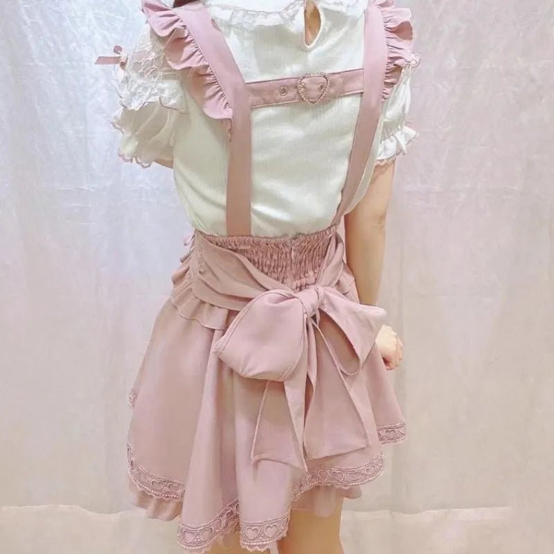Japanese Gothic Lolita A - Line Mini Skirt – Sweet Kawaii Suspender Plaid | S–XL, Tops & Skirts - G - Catoure Japanese Gothic Lolita A - Line Mini Skirt – Sweet Kawaii Suspender Plaid | S–XL, Tops & Skirts Women's Skirts & Tops