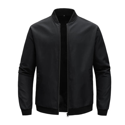 Men's Baseball Collar Zip - Up Jacket – Lightweight Casual Coat, Loose Fit | S–XL - G - Catoure Men's Baseball Collar Zip - Up Jacket – Lightweight Casual Coat, Loose Fit | S–XL Men's Outerwear