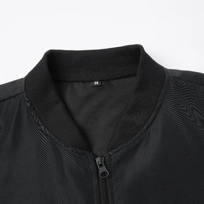 Men's Baseball Collar Zip - Up Jacket – Lightweight Casual Coat, Loose Fit | S–XL - G - Catoure Men's Baseball Collar Zip - Up Jacket – Lightweight Casual Coat, Loose Fit | S–XL Men's Outerwear