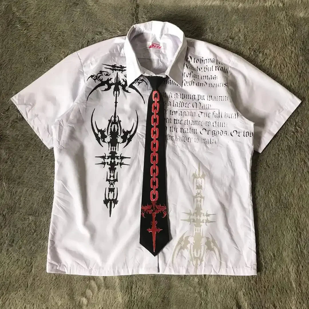 Men's Y2K Gothic Skull Graphic Tee – Affliction - Style Streetwear | Sizes L–4XL - G - Catoure Men's Y2K Gothic Skull Graphic Tee – Affliction - Style Streetwear | Sizes L–4XL Men's Tops