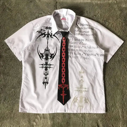 Men's Y2K Gothic Skull Graphic Tee – Affliction - Style Streetwear | Sizes L–4XL - G - Catoure Men's Y2K Gothic Skull Graphic Tee – Affliction - Style Streetwear | Sizes L–4XL Men's Tops