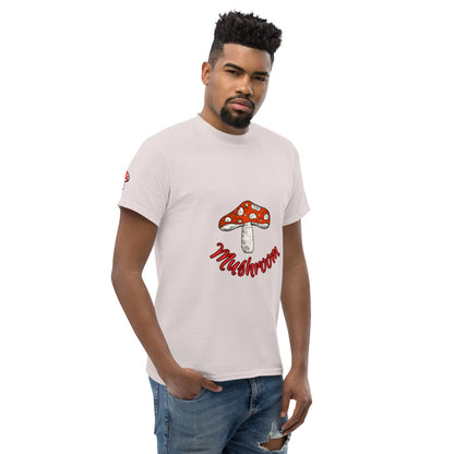 Mushroom Unisex Classic Cotton Tee Crew Neck Shirt | Everyday Streetwear
