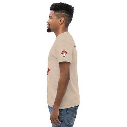 Mushroom Unisex Classic Cotton Tee Crew Neck Shirt | Everyday Streetwear