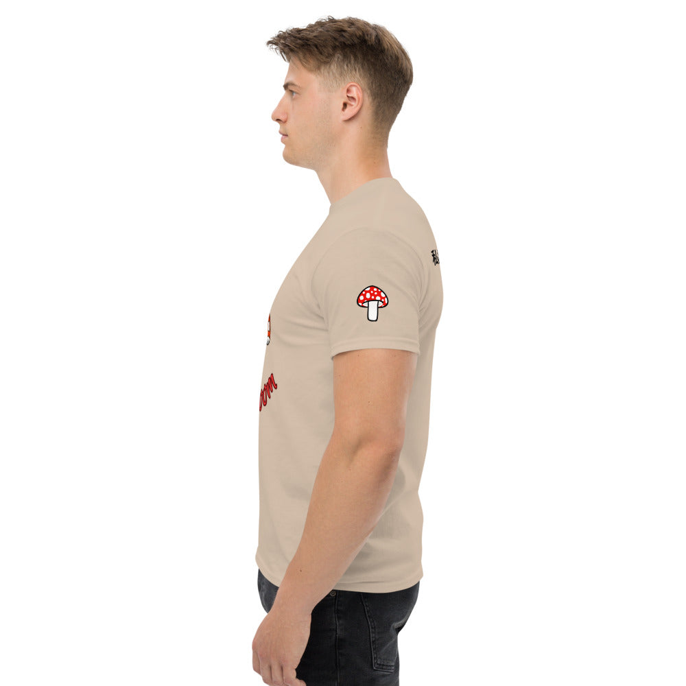 Mushroom Unisex Classic Cotton Tee Crew Neck Shirt | Everyday Streetwear