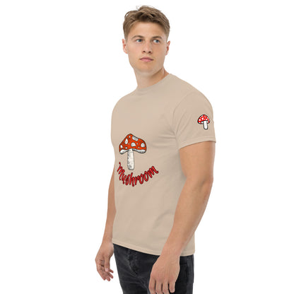 Mushroom Unisex Classic Cotton Tee Crew Neck Shirt | Everyday Streetwear