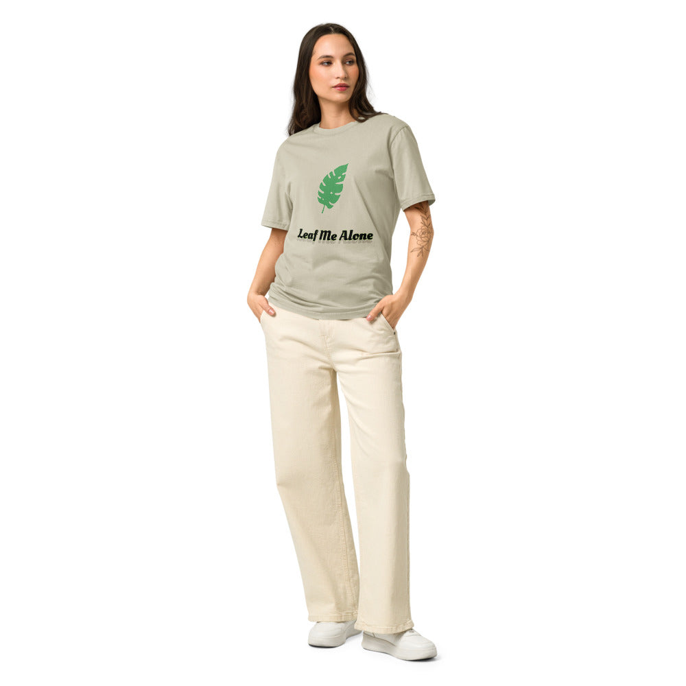 Everyday Graphic Unisex Garment Dyed Creator 2.0 Vintage T-Shirt | Stanley/Stella SATU041 | Leaf Me Alone! | Unisex T-Shirt