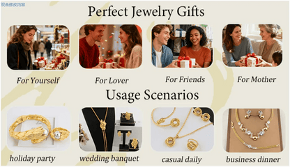Women's Indian African Ethiopian Jewelry Set | Gold Color Hollow Oval Necklace, Earrings & Ring - G - Catoure Women's Indian African Ethiopian Jewelry Set | Gold Color Hollow Oval Necklace, Earrings & Ring